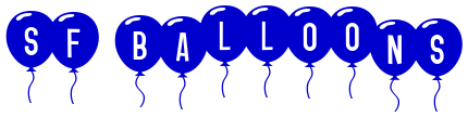 SF Balloons Schriftart